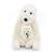 Peluche ours polaire maman 31 cm et son bébé blanc Blanc 3 - vertbaudet enfant 