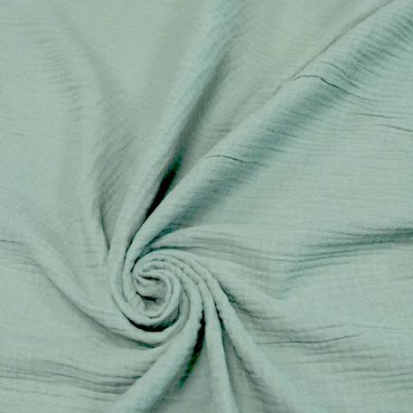 Drap housse uni en gaze de coton Beige+Blanc+Bleu+Camel+Écru+Gris+Terracotta+Vert de gris+Vert eucalyptus+Vieux rose 51 - vertbaudet enfant 