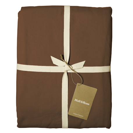 Drap-housse uni en coton, coton lavé Blanc+Bleu nuit+Bleu orage+Caramel+Chocolat+Lichen+Lie de vin+Lin+Miel+Nude+Terre cuite 14 - vertbaudet enfant 