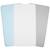 Lot de 3 draps housse berceau en gaze de coton uni Bleu, gris, blanc 1 - vertbaudet enfant 