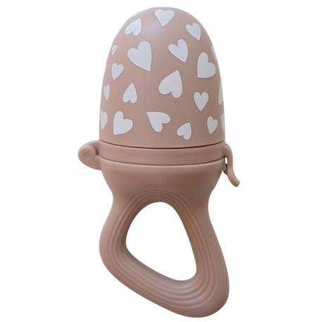 Sucette grignoteuse et 4 embouts fall in love taupe rose Taupe rose 1 - vertbaudet enfant 