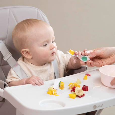 Set voyage de 2 couverts ergonomiques pour bébé Vert 2 - vertbaudet enfant 