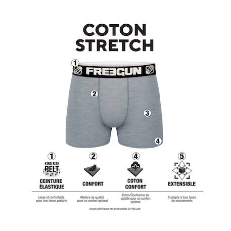 Lot de 4 boxers  en coton dynamic tom Noir/bleu/rouge/blanc 3 - vertbaudet enfant 
