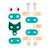 Animaux à bricoler en bois, 3 outils - 50 pcs Multicolore 5 - vertbaudet enfant 
