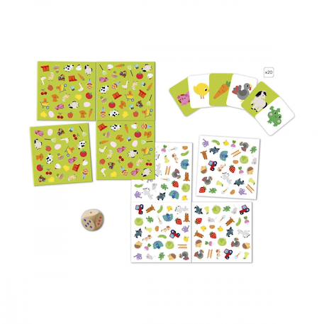 Jeu d'observation cherche et trouve la ferme Multicolore 2 - vertbaudet enfant 