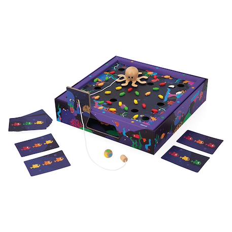 Jeu de société poulp party Multicolore 3 - vertbaudet enfant 