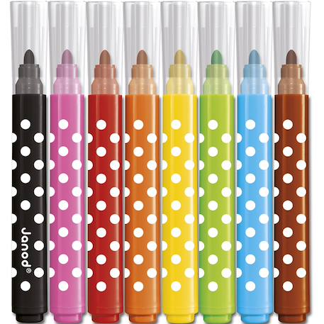 Feutres jumbo x8 - colo MULTICOLORE 2 - vertbaudet enfant 