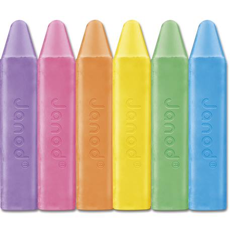 Craies de trottoir x6 - colo MULTICOLORE 2 - vertbaudet enfant 