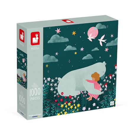 Puzzle 1000 pièces l'amitié en carton fsc Vert 1 - vertbaudet enfant 
