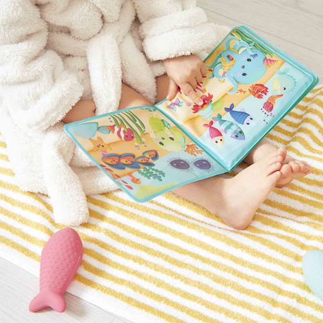 Livre de bain la fête sous l'océan Multicolore 5 - vertbaudet enfant 