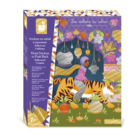 Stickers en métal à repousser bollywood MULTICOLORE 1 - vertbaudet enfant 