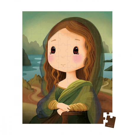 Puzzle inspired by da vinci Multicolore 3 - vertbaudet enfant 