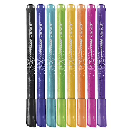 Feutres pailletés x8 - colo MULTICOLORE 2 - vertbaudet enfant 