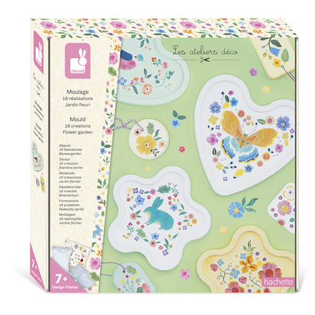 Moulage de décos le jardin fleuri MULTICOLORE 1 - vertbaudet enfant 