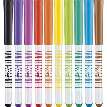Feutres pinceaux x12 - colo MULTICOLORE 2 - vertbaudet enfant 