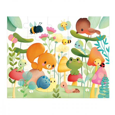 Puzzle les compagnons du jardin, 20 pcs Multicolore 3 - vertbaudet enfant 