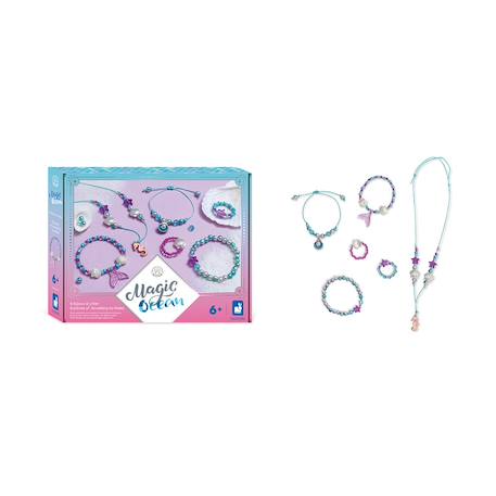 Bijoux a créer thème sirène - magic ocean MULTICOLORE 5 - vertbaudet enfant 