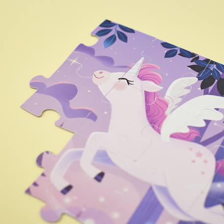 Puzzle licornes 54 pcs Violet 4 - vertbaudet enfant 