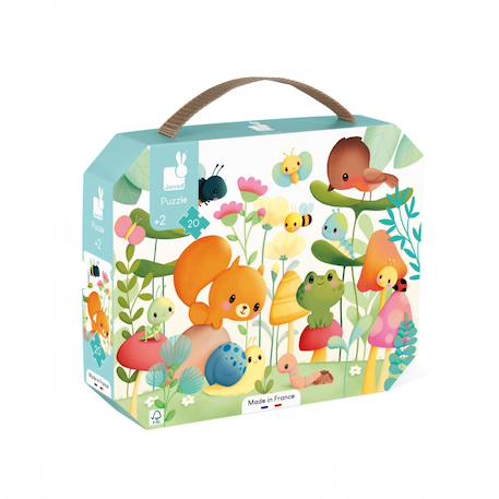 Puzzle les compagnons du jardin, 20 pcs Multicolore 1 - vertbaudet enfant 
