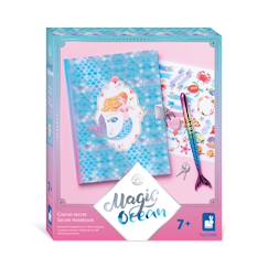 Jouet-Activités artistiques et musicales-Carnet secret sirène - magic ocean