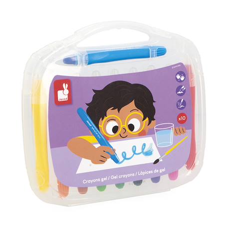 Crayons gel x10 - colo MULTICOLORE 1 - vertbaudet enfant 
