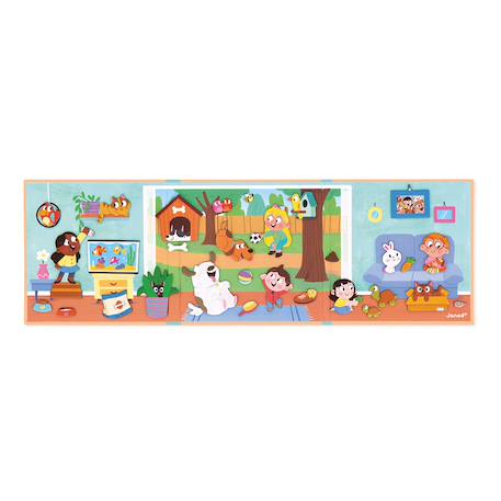 Magneti'stories les animaux domestiques Multicolore 3 - vertbaudet enfant 