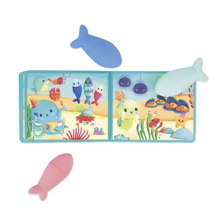 Livre de bain la fête sous l'océan Multicolore 3 - vertbaudet enfant 