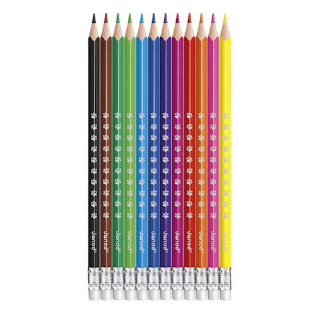Crayons effaçables x12 - colo MULTICOLORE 2 - vertbaudet enfant 