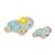 Set de 2 tortues roulantes en bois fsc Vert 1 - vertbaudet enfant 