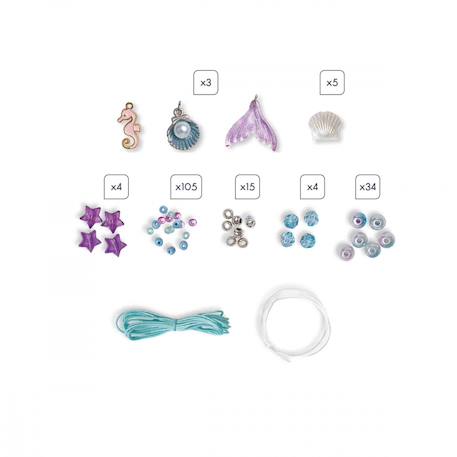 Bijoux a créer thème sirène - magic ocean MULTICOLORE 2 - vertbaudet enfant 