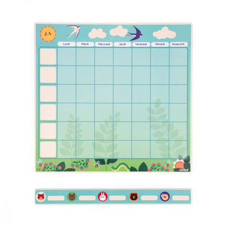 Tableau d'organisation Bleu/vert 3 - vertbaudet enfant 