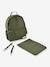 Sac à dos à langer Tokyo kaki+marron imprimé+ocre 4 - vertbaudet enfant 