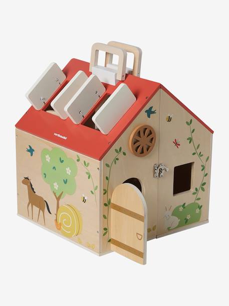 Ferme avec accessoires en bois FSC® rouge 4 - vertbaudet enfant 