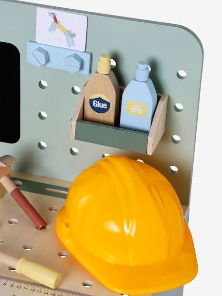 Etabli de bricolage avec accessoires en bois FSC® vert 13 - vertbaudet enfant 