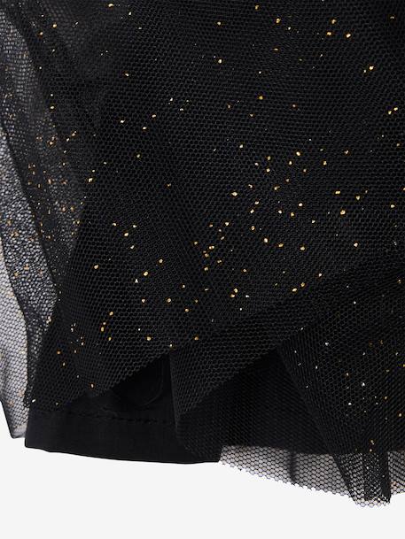 Ensemble bébé fille t-shirt jupon glitter noir 6 - vertbaudet enfant 