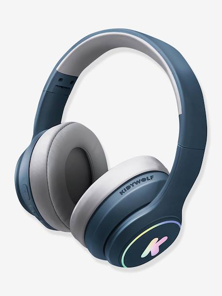 Kidy-Ears casque audio Bluetooth KIDYWOLF bleu+bordeaux 3 - vertbaudet enfant 