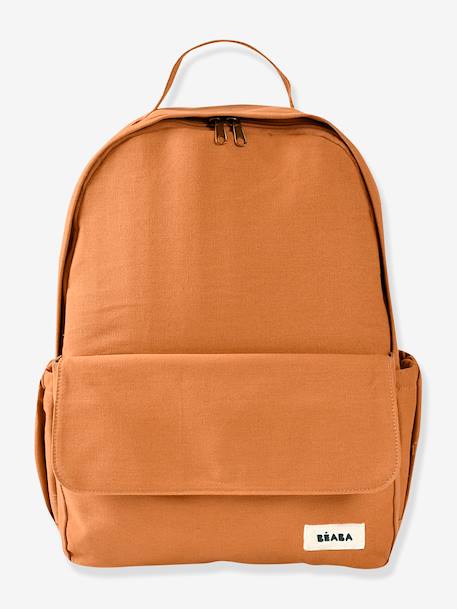 Sac à dos à langer Tokyo kaki+marron imprimé+ocre 16 - vertbaudet enfant 
