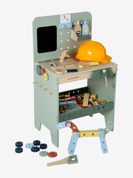 Etabli de bricolage avec accessoires en bois FSC® vert 7 - vertbaudet enfant 
