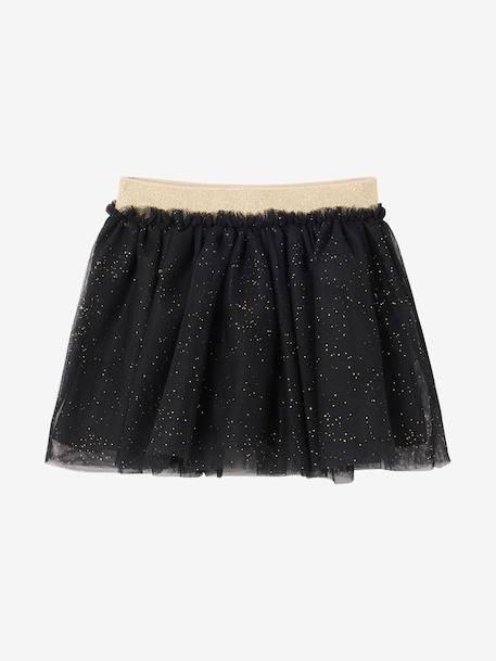 Ensemble bébé fille t-shirt jupon glitter noir 3 - vertbaudet enfant 