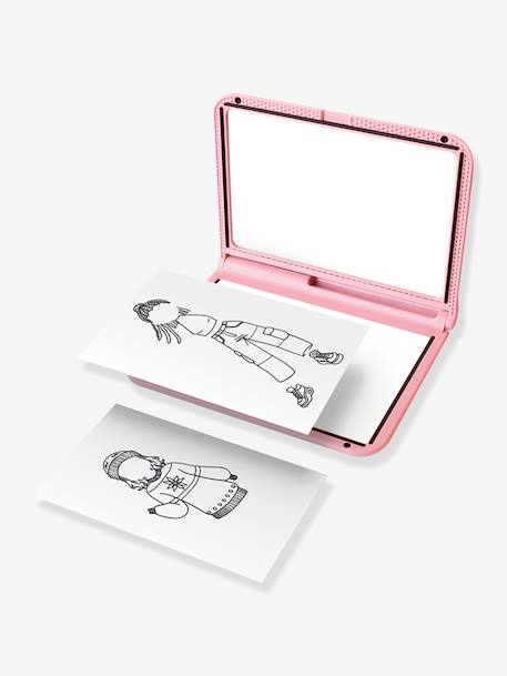 KIDYDRAW-PRO - Table lumineuse nomade - kaki+rose 11 - vertbaudet enfant 