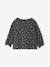 T-shirt forme blouse imprimé fleuri anthracite 3 - vertbaudet enfant 