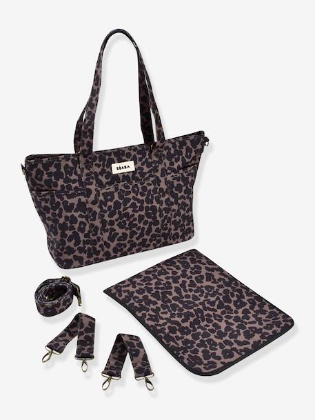 Sac Madrid tote bag marron imprimé+ocre 5 - vertbaudet enfant 