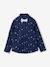 Coffret cadeau chemise noël et noeud papillon garçon bleu imprimé 1 - vertbaudet enfant 
