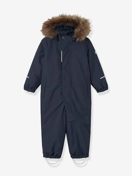 Combinaison de neige doublée polaire enfant NAME IT bleu foncé 1 - vertbaudet enfant 
