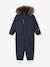 Combinaison de neige doublée polaire enfant NAME IT bleu foncé 1 - vertbaudet enfant 
