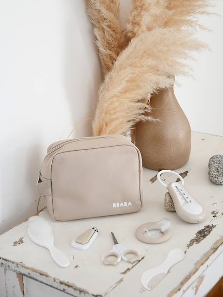 Trousse de toilette et 7 accessoires beige 1 - vertbaudet enfant 