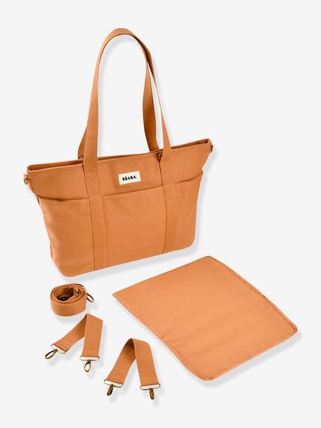 Sac Madrid tote bag marron imprimé+ocre 11 - vertbaudet enfant 