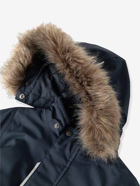 Combinaison de neige doublée polaire enfant NAME IT bleu foncé 4 - vertbaudet enfant 