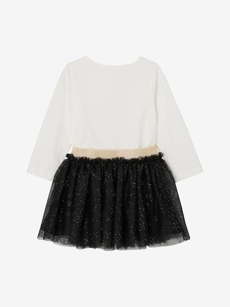 Ensemble bébé fille t-shirt jupon glitter noir 4 - vertbaudet enfant 