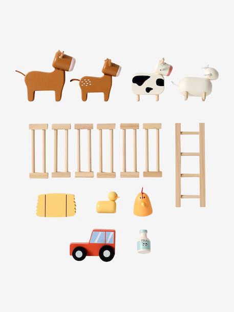 Ferme avec accessoires en bois FSC® rouge 6 - vertbaudet enfant 